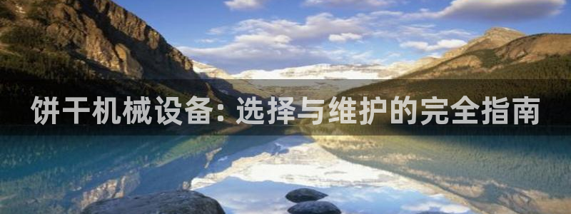 金年会体育注册：饼干机械设备: 选择与维护的完全指南