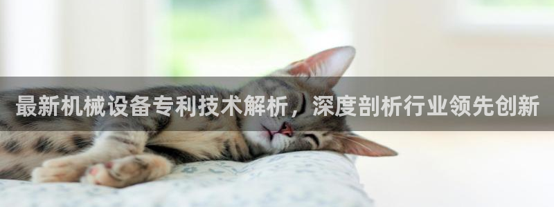 金年会体育app入口：最新机械设备专利技术解析，深度剖析行业领先创新