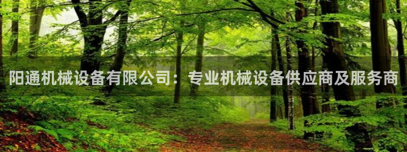 金年会体育网址登录：阳通机械设备有限公司：专业机械设备供应商及服务商