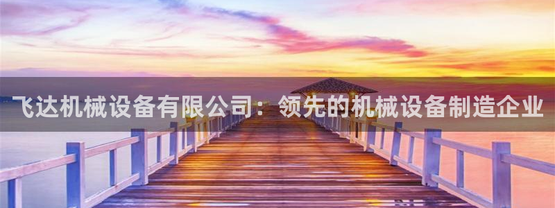 金年会电子官网下载：飞达机械设备有限公司：领先的机械设备制造企业