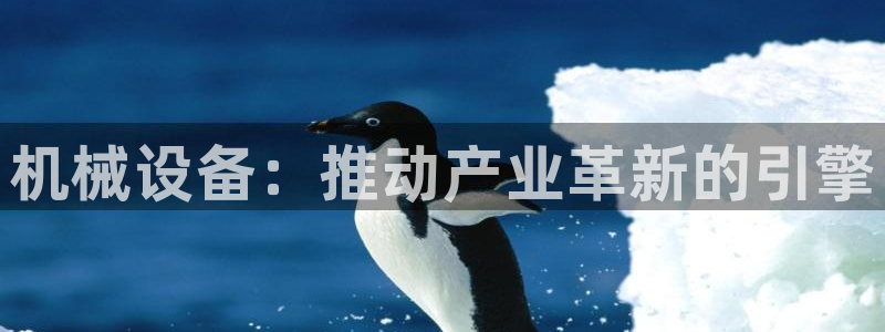 金年会官方入口2023：机械设备：推动产业革新的引擎