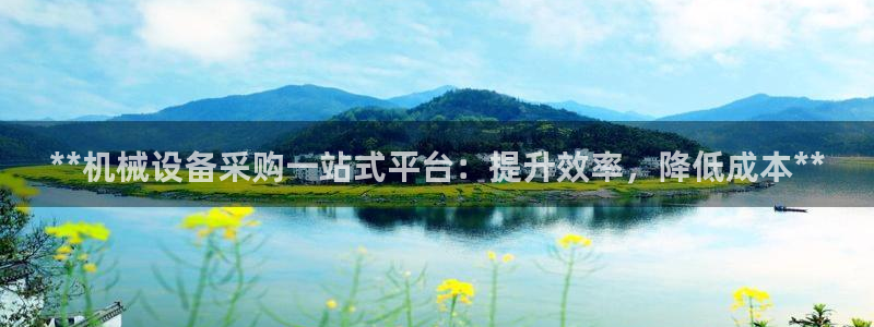 金年会网站怎么样：**机械设备采购一站式平台：提升效率，降低成本**