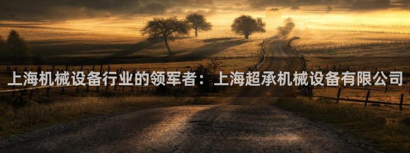 金年会体育中心：上海机械设备行业的领军者：上海超承机械设备有限公司