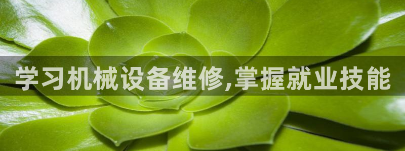 金年会 金字招牌诚信至上下载：学习机械设备维修,掌握就业技能