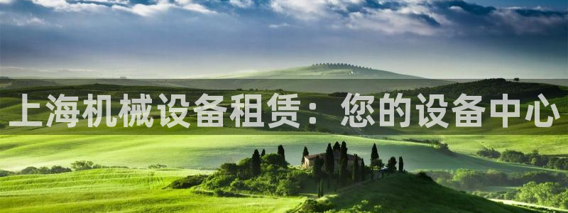 金年会体育在线登录：上海机械设备租赁：您的设备中心