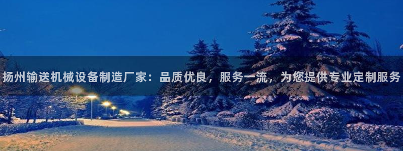 金年会官方网站入口登录网址：扬州输送机械设备制造厂家：品质优良，服务一流，为您提供专业定制服务