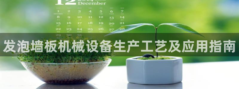 金年会金字招牌：发泡墙板机械设备生产工艺及应用指南